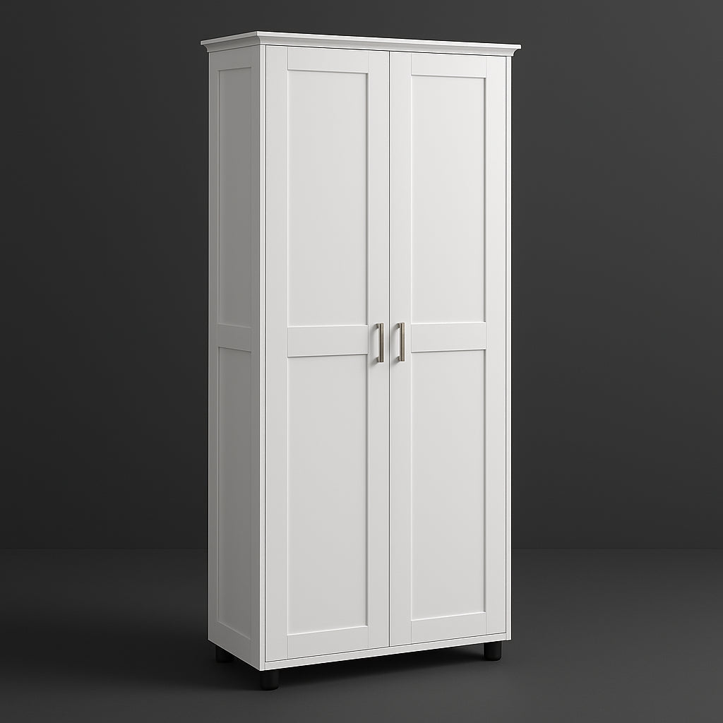 Adrinfly Bath Storage Cabinet, 29.25-in W x 14.60-in D x 71.25-in H, White