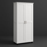 Adrinfly Bath Storage Cabinet, 29.25-in W x 14.60-in D x 71.25-in H, White