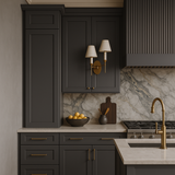 MILL'S PRIDE Richmond Venetian Onyx Shaker Wall Kitchen Cabinet, 12" W x 12" D x 42" H