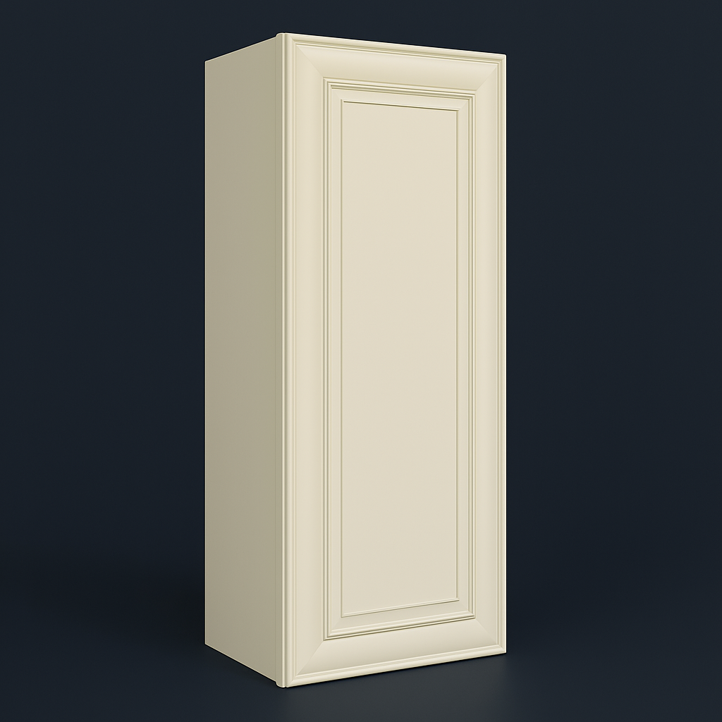 Plywell Antique White Single Door Wall Cabinet - Ready to Assemble