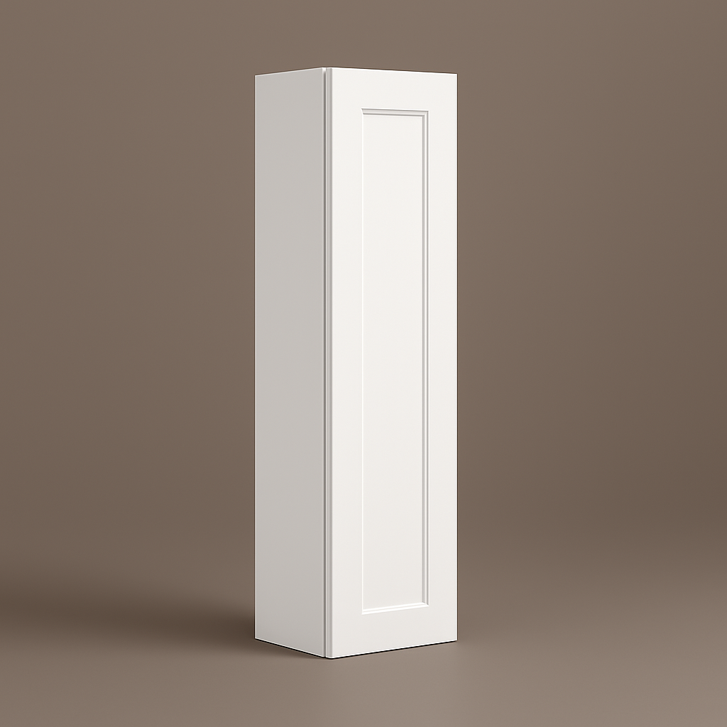 HOMLUX Ready to Assemble Wall Kitchen Cabinet in Shaker White, 9 in. W x 12 in. D x 42 in. H