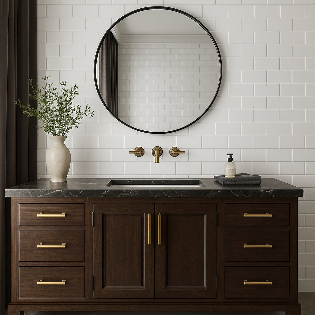 Basic White 3x6 Polished Ceramic Subway Tile for Bathroom and Kitchen Walls