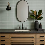 Stacy Garcia Maddox Mineral Green 4x8 Matte Ceramic Wall Tile