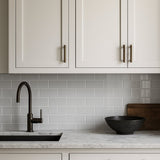 Park Hill Light Gray 3x6 Polished Porcelain Subway Tile