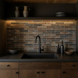 Industrial Red Mix Matte Porcelain Tile - 2x18