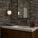English Brick Dark Gray Matte Porcelain Tile - 2x18 Subway Tile