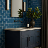 Park Hill Blue 3x6 Polished Porcelain Subway Tile
