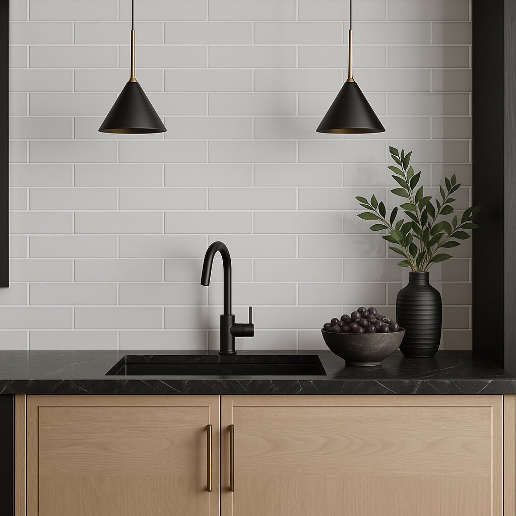 Park Hill Light Gray 4x12 Polished Porcelain Subway Tile