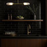 Park Hill Black 4x12 Polished Porcelain Subway Tile