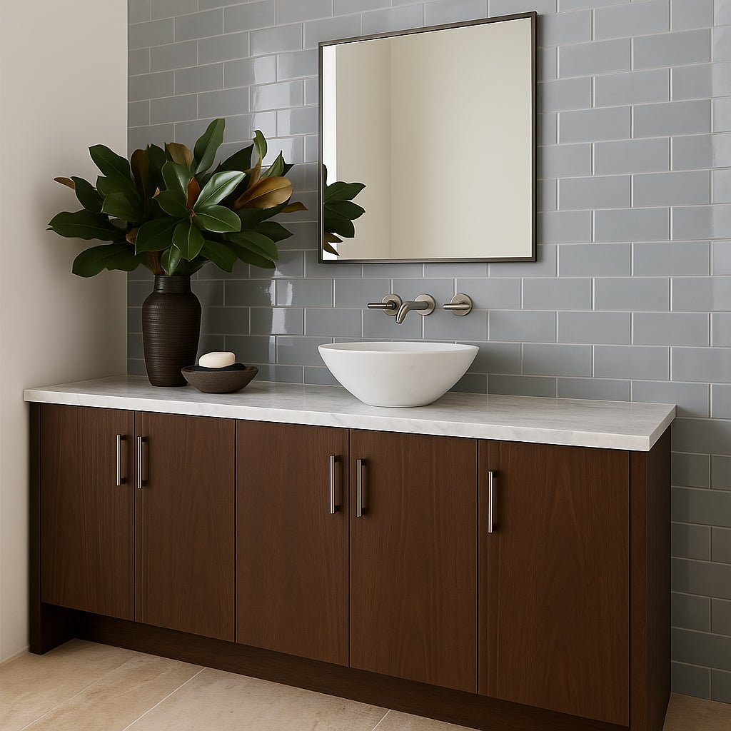 Park Hill Gray 3x6 Polished Porcelain Subway Tile