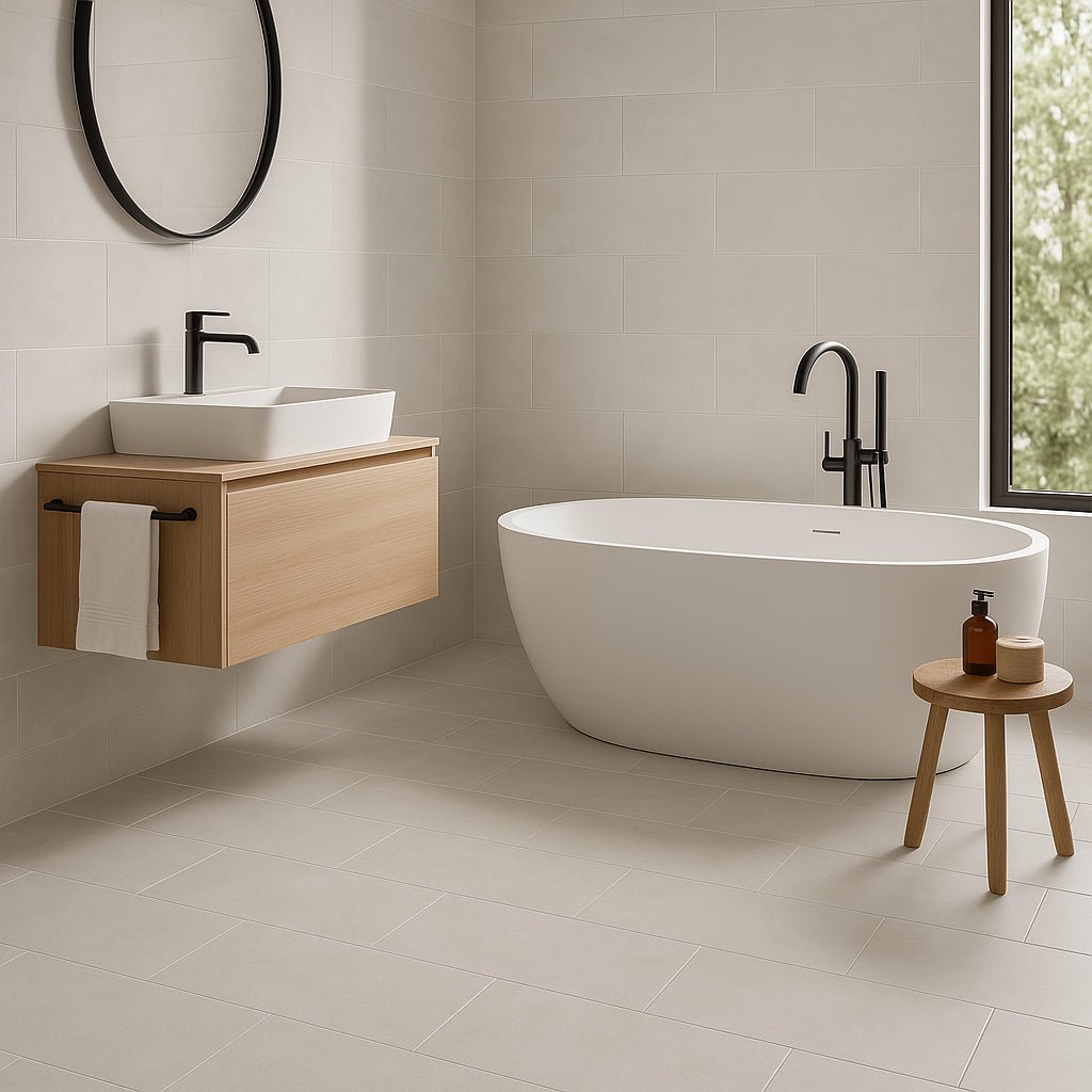 Adessi Avila Blanco II Matte Porcelain Tile 15 x 30 - Durable and Elegant