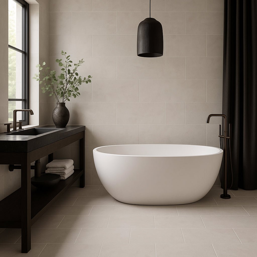 Adessi Avila Blanco II Matte Porcelain Tile 15 x 30 - Durable and Elegant