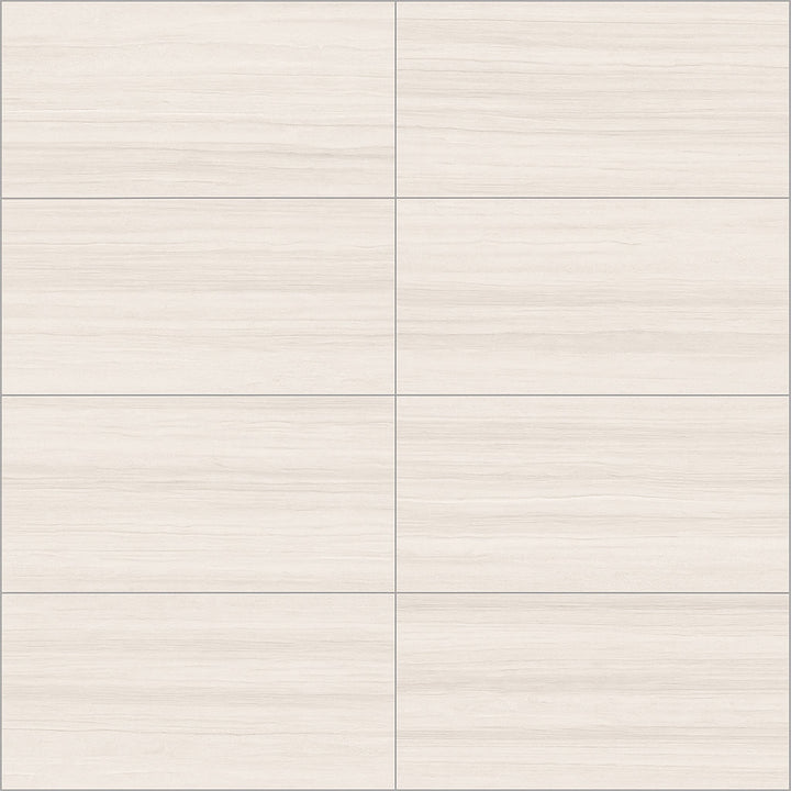 Montalcino Traverse Sand Polished Porcelain Tile - 12 x 24, Stone Look, Waterproof