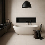 Vetta Elements Luxe Sand Matte Porcelain Tile - 24 x 24 Cement Look, Matte Finish