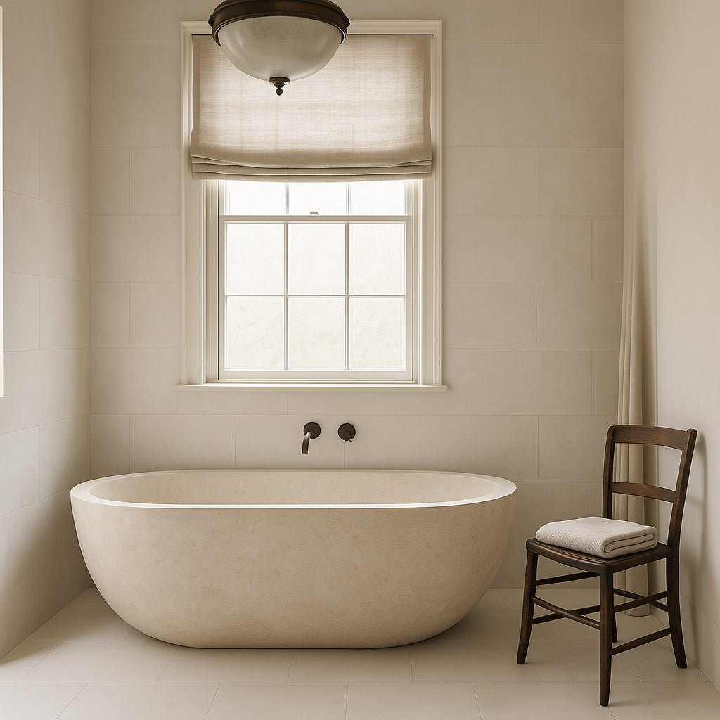 Vetta Elements Luxe Sand Matte Porcelain Tile - 24 x 24 Cement Look, Matte Finish