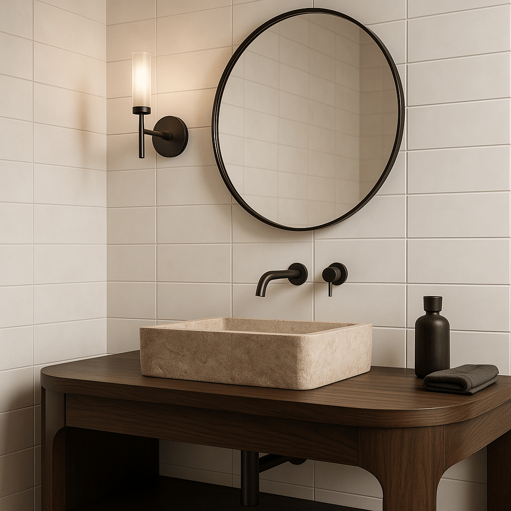 Vetta Elements Luxe Sand Matte Porcelain Mosaic Tile 12 x 12 - Durable and Waterproof