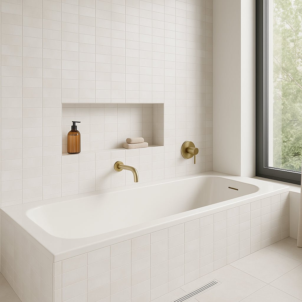 Vetta Elements Luxe Sand Matte Porcelain Mosaic Tile 12 x 12 - Durable and Waterproof