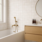 Vetta Elements Luxe Sand Square Matte Porcelain Mosaic Tile 12x12 - Durable Cement Look