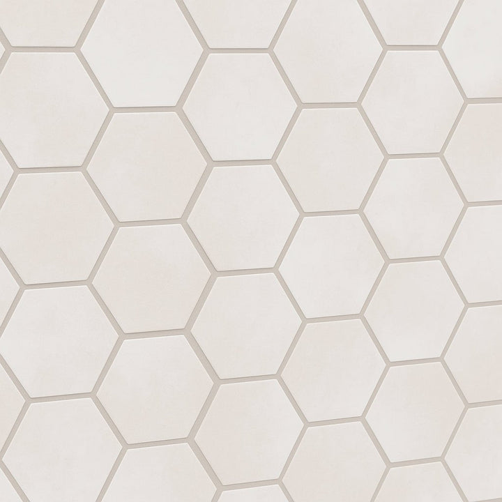 Vetta Elements Luxe Sand Hexagon Matte Porcelain Mosaic Tile - 12 x 12, Matte Finish, Durable and Waterproof