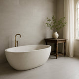 Montalcino Acadia Gray Matte Porcelain Tile - 24 x 48 Inches, Durable Stone Look, Waterproof Design