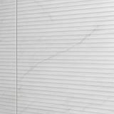 San Giorgio Calacatta Blanc Fluted Ceramic Textured Tile - 18 x 48