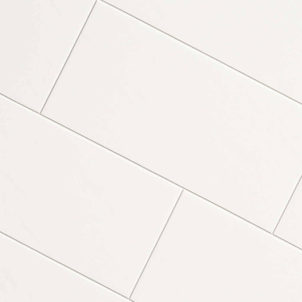 Adessi Everest White Polished Porcelain Tile 12 x 24