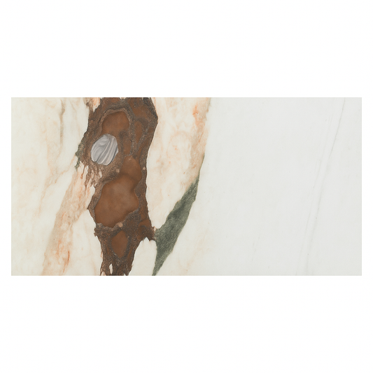 Montalcino Francesca Bianca Porcelain Tile 12 x 24 - Matte Finish