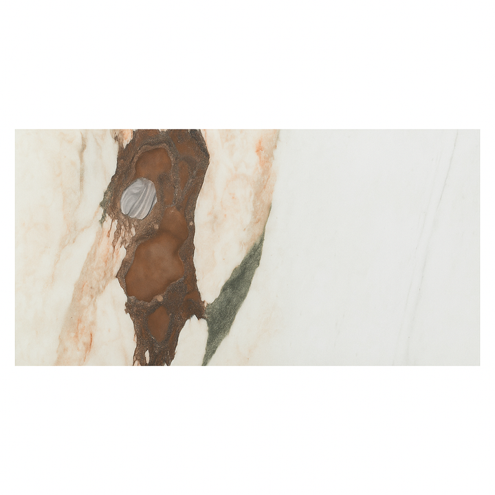 Montalcino Francesca Bianca Porcelain Tile 12 x 24 - Matte Finish