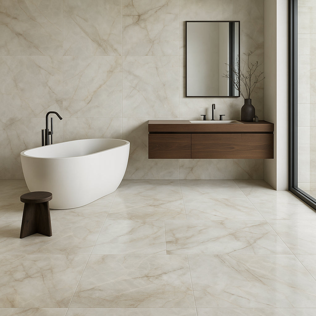 Pianetto Solara Onyx Polished Porcelain Tile 48 x 48