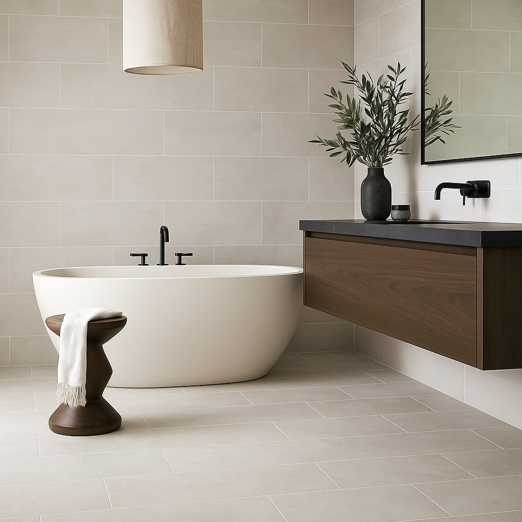 Adessi Avila Blanco Porcelain Tile - 15 x 30 Matte Finish