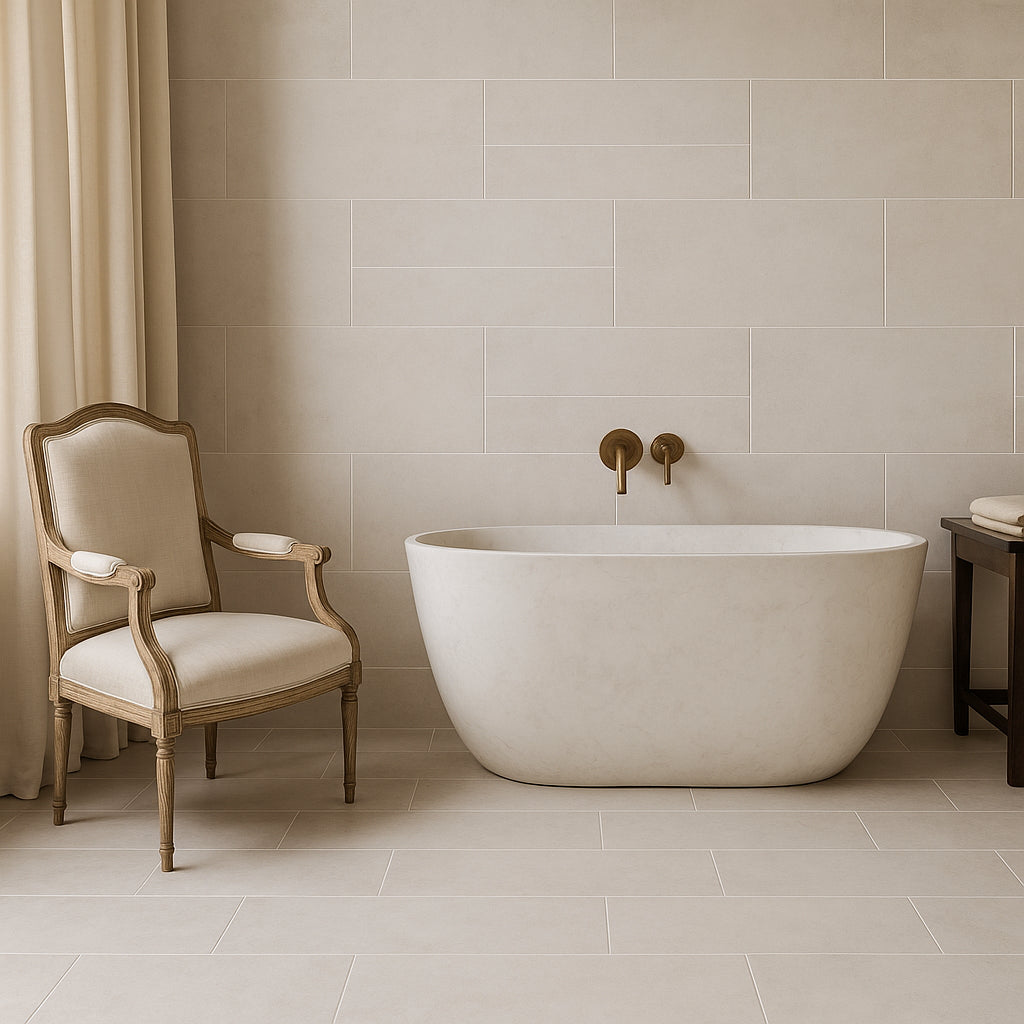 Adessi Avila Blanco Porcelain Tile - 15 x 30 Matte Finish