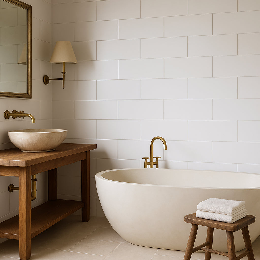 Adessi Iceland White II Porcelain Tile - 12 x 24 Matte Finish