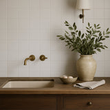 Festival White Square Matte Porcelain Mosaic Tile - 12x12