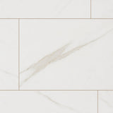 Pianetto Sienna Bianca Porcelain Tile - 24 x 48 Polished Marble Look