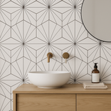 Adessi Kavala White Porcelain Tile - 11 x 13 Matte Finish