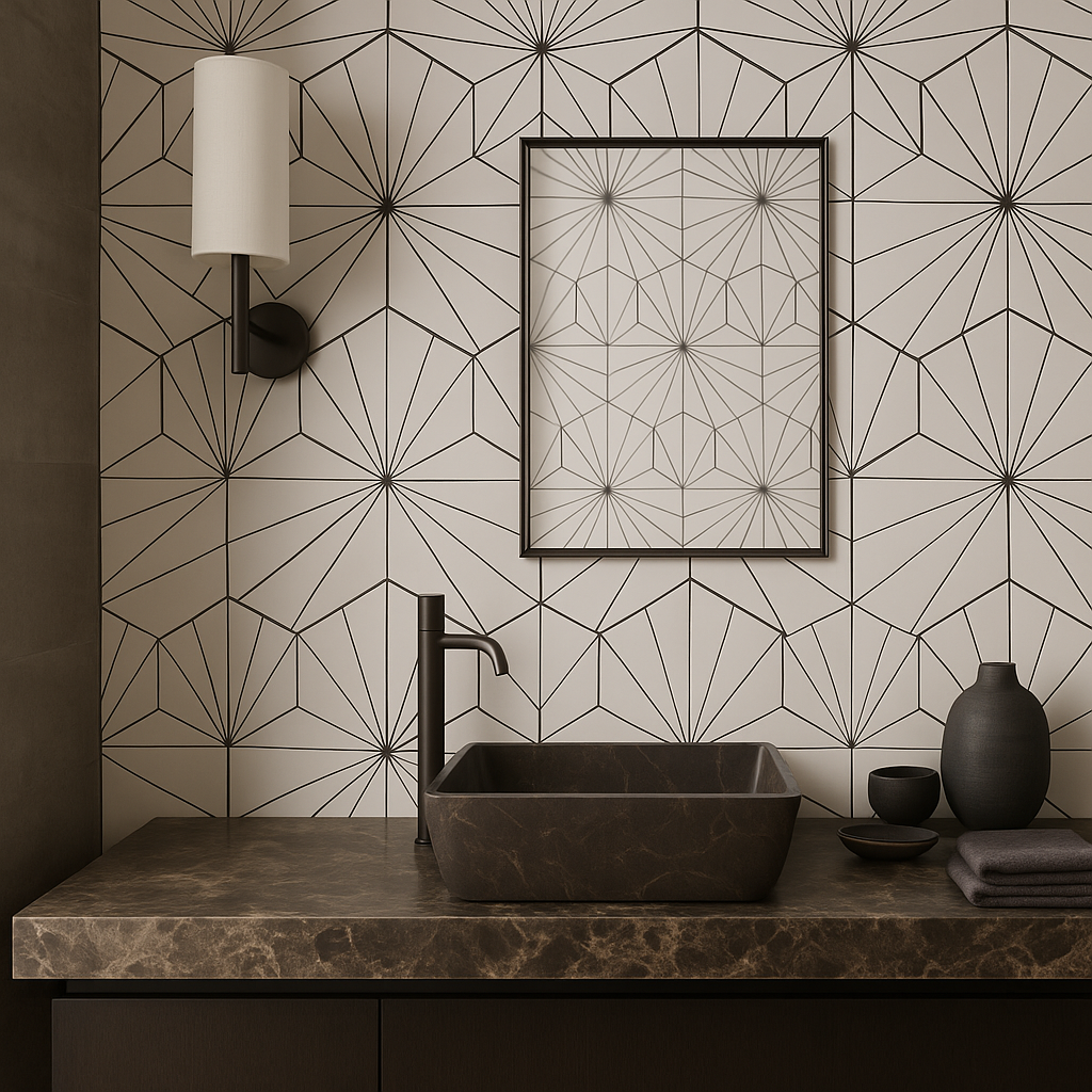 Adessi Kavala White Porcelain Tile - 11 x 13 Matte Finish