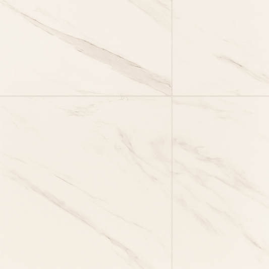 San Giorgio Andover White Polished Porcelain Tile 24 x 48