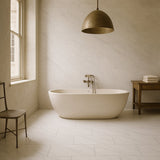 Pianetto Tauleto Bianco Polished Porcelain Tile - 12 x 24