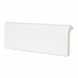 Festival Bright White Ice Ceramic Mud Cap - 2 x 6 High Gloss Finish