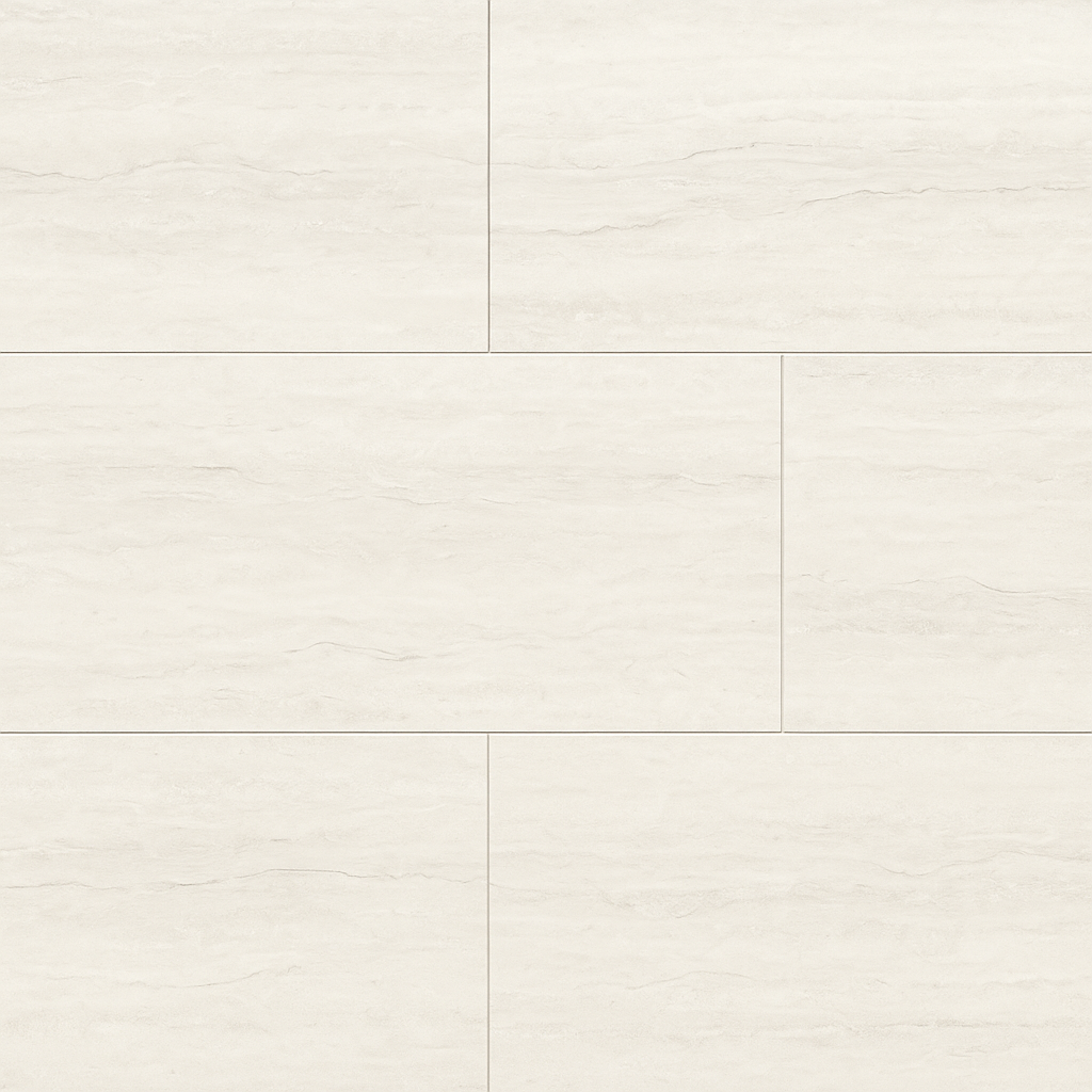 Forum Ivory Porcelain Tile - 12 x 24 Matte Finish