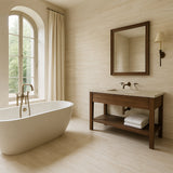 Travertini Bianco Porcelain Tile - 12 x 24 Matte Finish