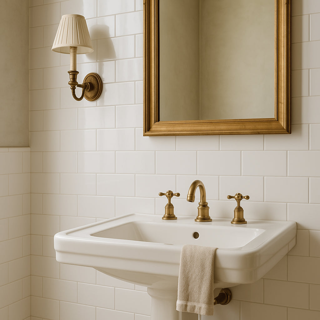 Festival Bright White Ice Subway Ceramic Wall Tile - 3x6 High Gloss