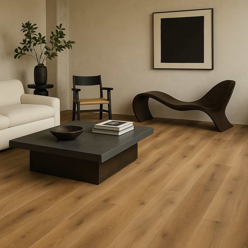 CALI Aqua Tough Premium North Shore Oak Waterproof Vinyl Plank Flooring - 23.77 sq ft Carton