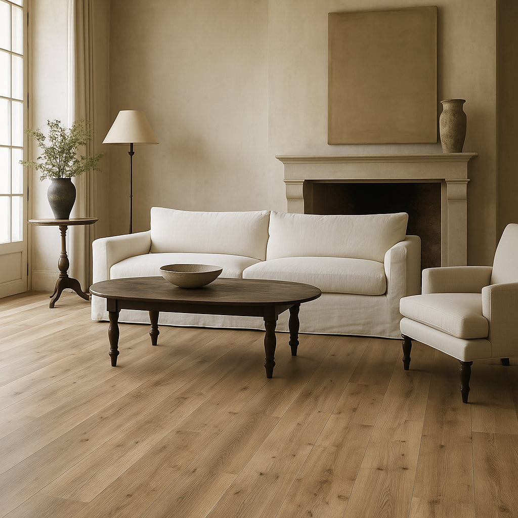 CALI Aqua Tough Premium Aged Hickory Vinyl Plank Flooring - Waterproof, Scratch Resistant, 23.77 sq ft Carton