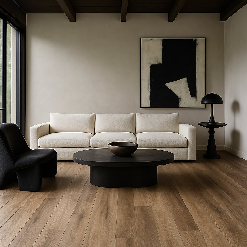 CALI Seaboard Oak Waterproof Luxury Vinyl Plank Flooring - 26.62 sq ft Carton, 20-mil Wear Layer, 9-in W x 70-in L