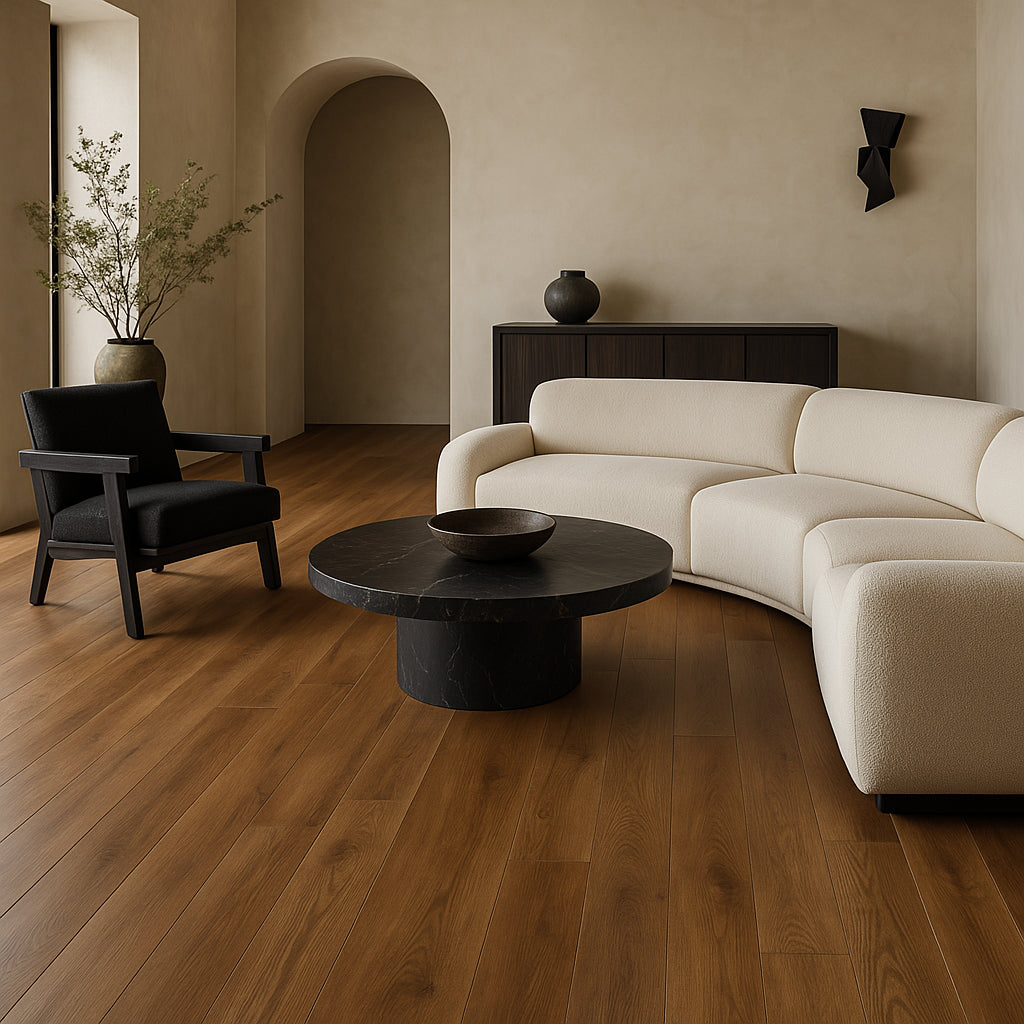 CALI Legends Outrigger Oak Waterproof Luxury Vinyl Plank Flooring - 22.44 sq ft Carton, 20-mil Wear Layer, 9-in W x 60-in L