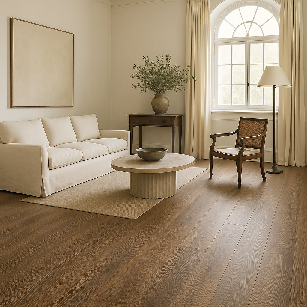 CALI Osprey Oak Waterproof Vinyl Plank Flooring - 20-mil Wear Layer, 26.62 sq ft Carton, Scratch Resistant, FloorScore Certified
