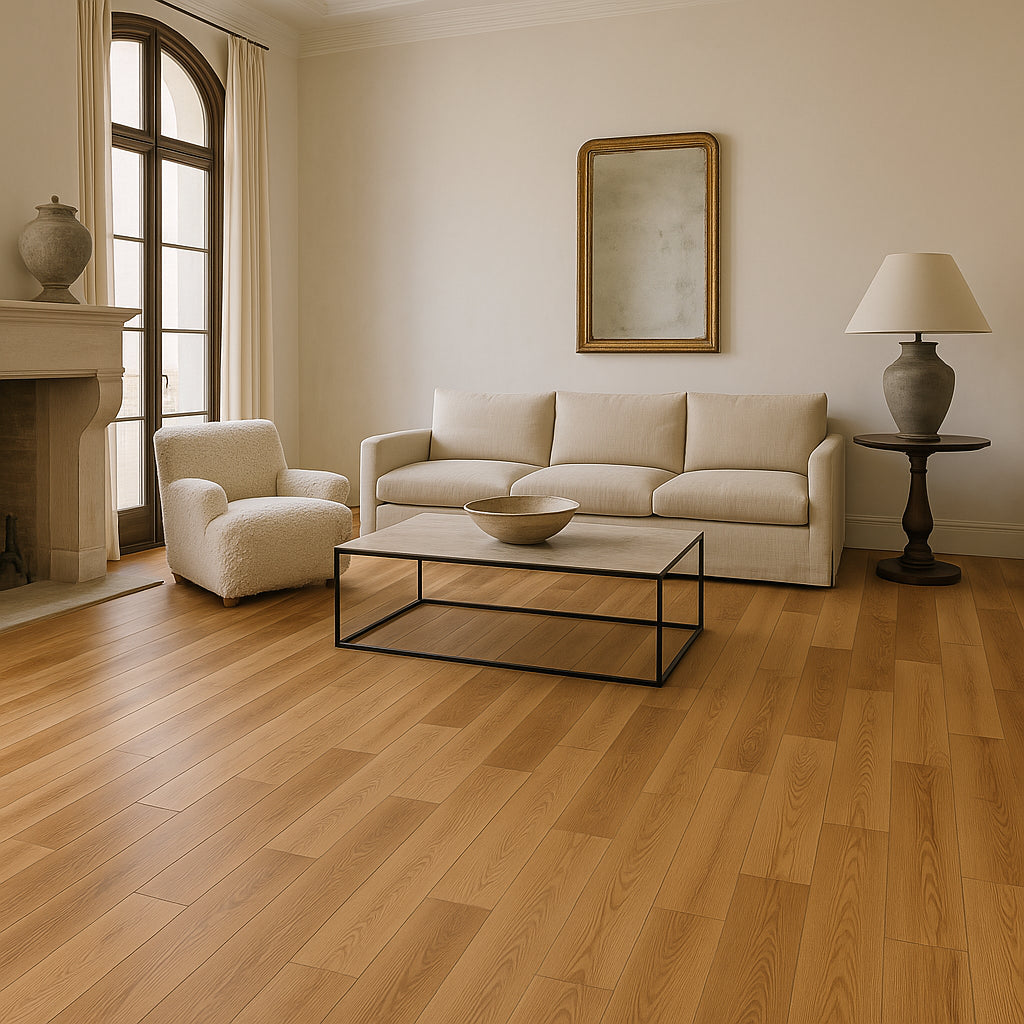 CALI Aqua Tough Plus Honey Beam Waterproof Luxury Vinyl Plank Flooring - 23.9 sq ft Carton