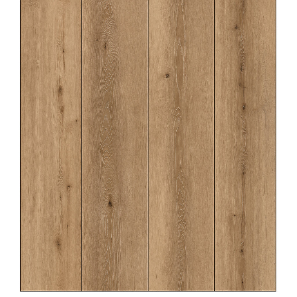 CALI Mute Step Aged Hickory Vinyl Plank Flooring - Waterproof, Scratch Resistant, 24.03 sq ft Carton
