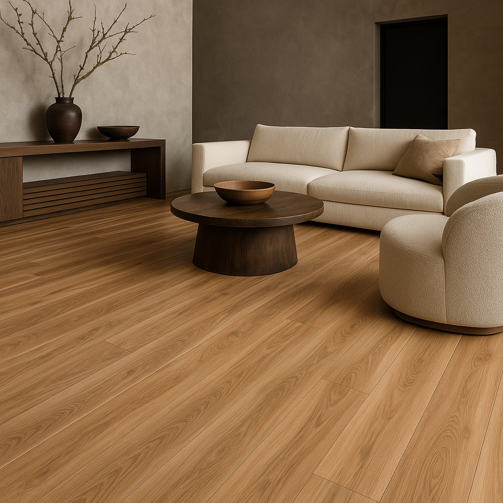 CALI Mute Step Coastal Eucalyptus 20-mil Waterproof Luxury Vinyl Plank Flooring - 24.03 sq ft Carton